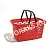 Корзина покупательская пластиковая 20л SB-P-04-20 red