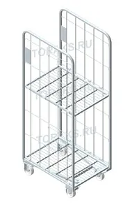 Ролл - контейнер  800х600 штабелируемый/вкатываемый