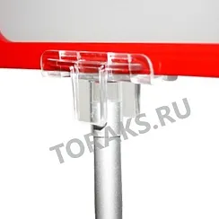 Т-образный держатель разжимной на трубу 9 мм