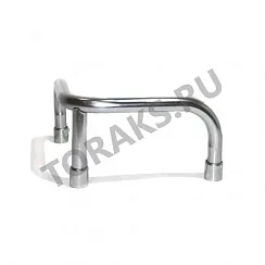 Угловой отбойник 32 мм хромированный 