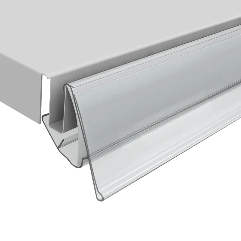 Ценникодержатель на полку с фигурным профилем LST-39-1240