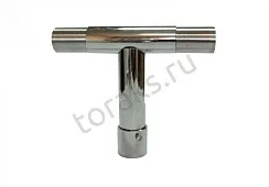 Стойка отбойника 32 мм промежуточная хромированная 