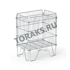 Корзина для распродаж 410х610 хромированная