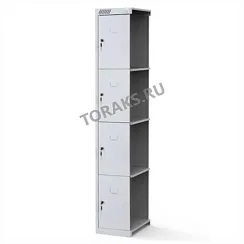 Шкаф для сумок (камера хранения) на 4 ячейки, дополнительная секция