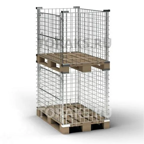 Паллетное ограждение 1200x800 штабелируемое PN-1200-800-2