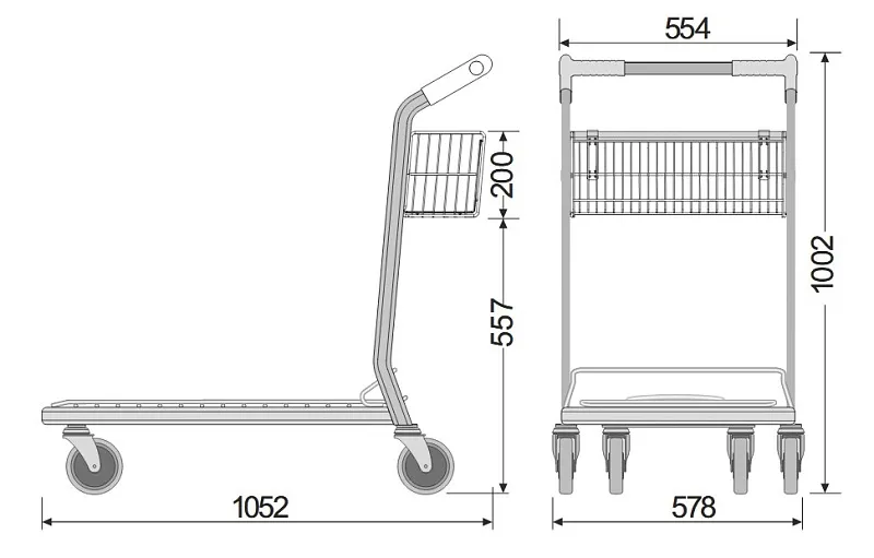 Фото Тележка грузовая CT-145-150B