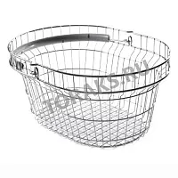 Корзина покупательская металлическая хромированная 23 л