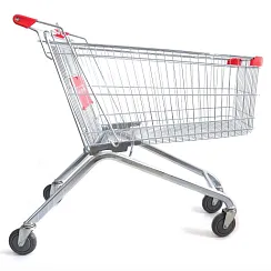 Фото Тележка покупательская 150 л STE-150-BS