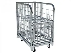 Контейнер сетчатый на колёсах 600x700