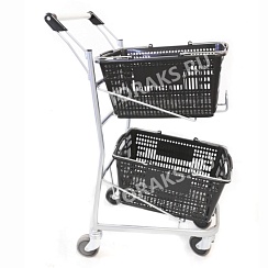 Тележка для покупательских корзин STB-04