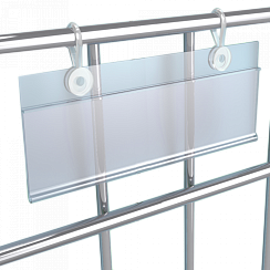 Ценникодержатель на сетчатые полки DBH-39-1250