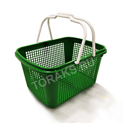Корзина покупательская пластиковая 20л SB-P-03-20