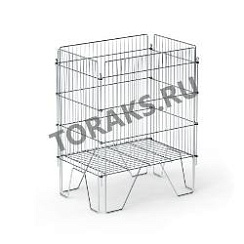 Корзина для распродаж 600х1000 хромированная