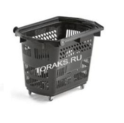  ФотоКорзина - тележка покупательская 60 л на 4-х колесах