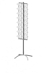 Стойка с дисплеем 16 карманов для CD/DVD