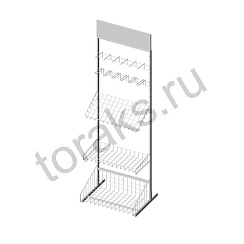Стойка прикассовая 640 мм (комплект)