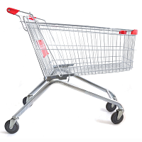 Фото Тележка покупательская 150 л STE-150-BS