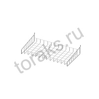 Полка прямая для стойки 640 мм