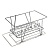 Подставка для корзин хромированная