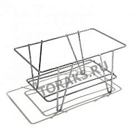 Подставка для корзин хромированная