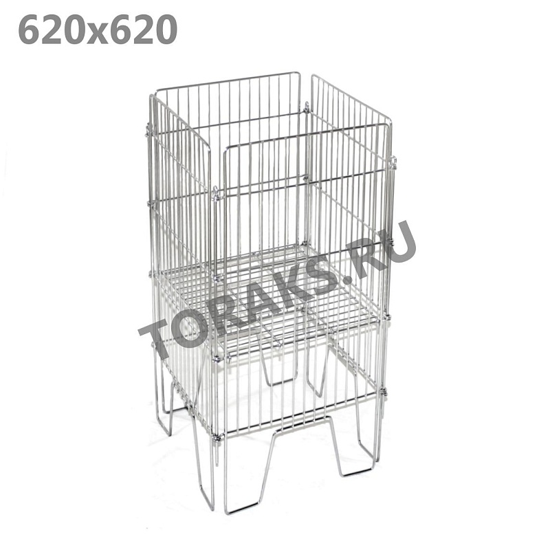 Корзина для распродаж 620х620 оцинкованная