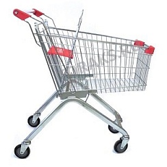 Фото Тележка покупательская 60 л STE-60-BS