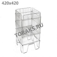 Корзина для распродаж 420х420 оцинкованная